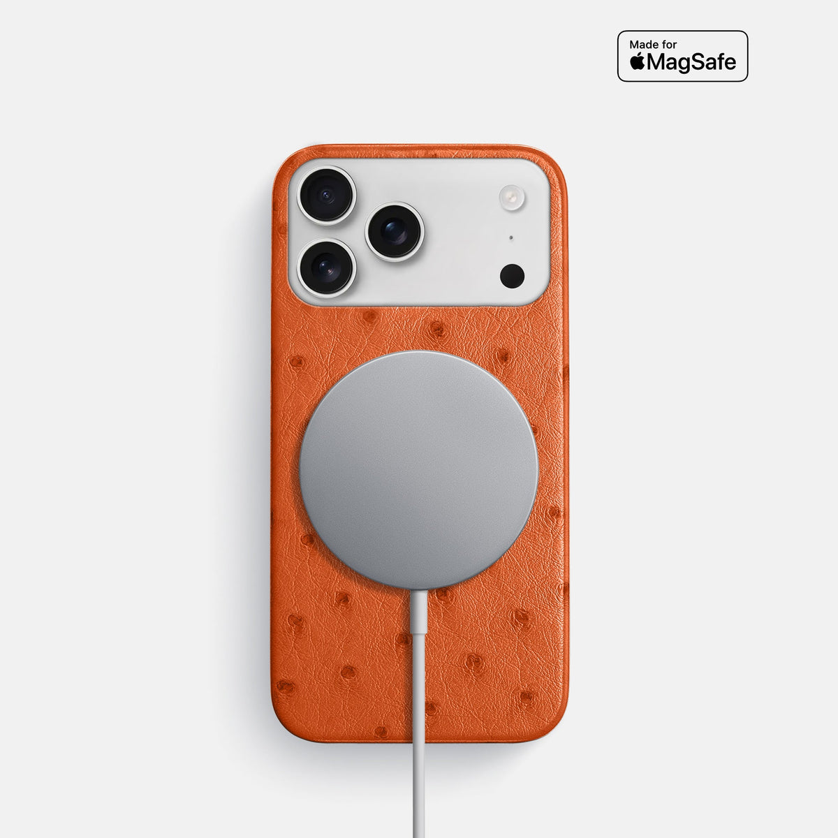Slim Case For iPhone 18 Pro In Ostrich -5 | Orange