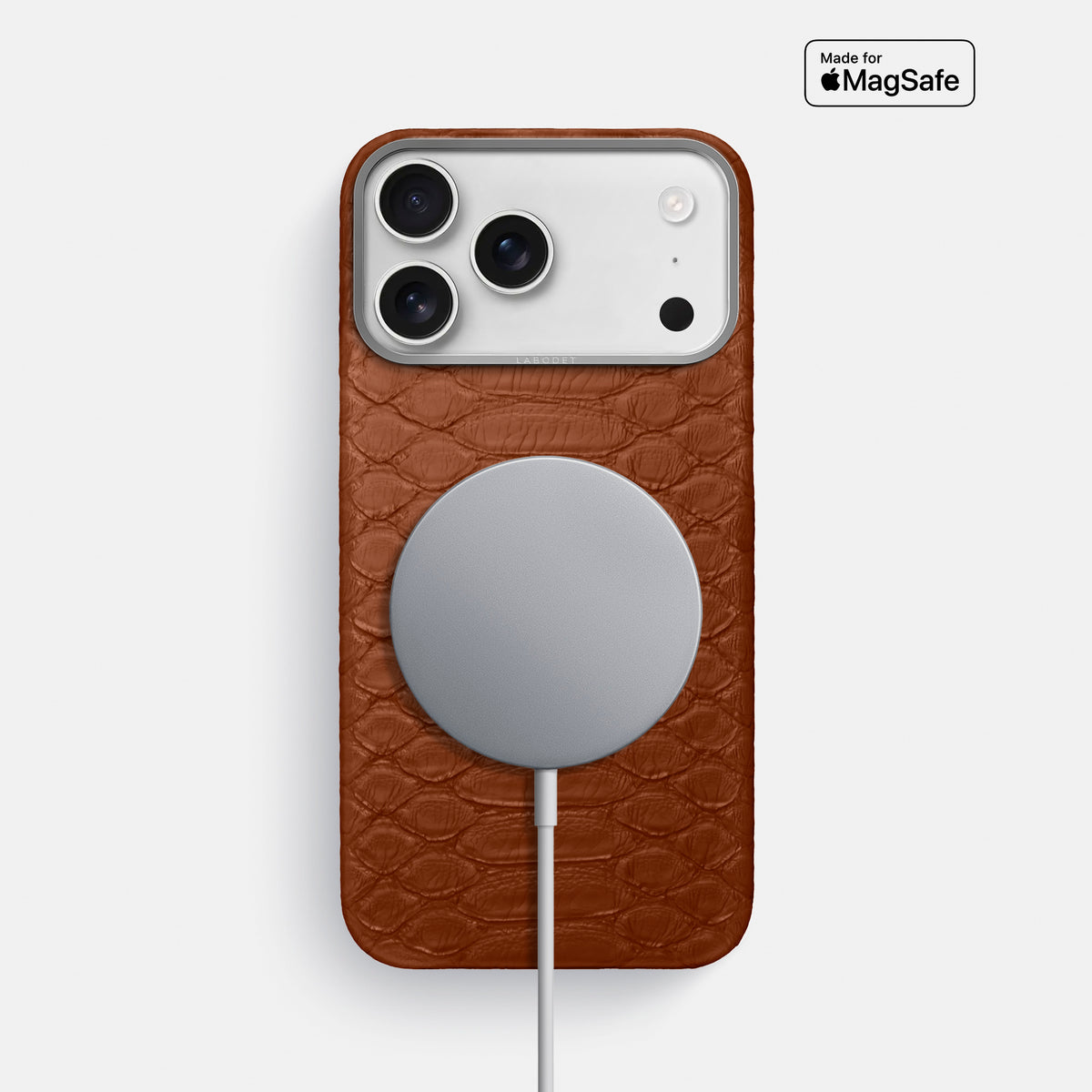 Classic Case For iPhone 17 Pro Max In Python -5 | Medium-Brown-Steel