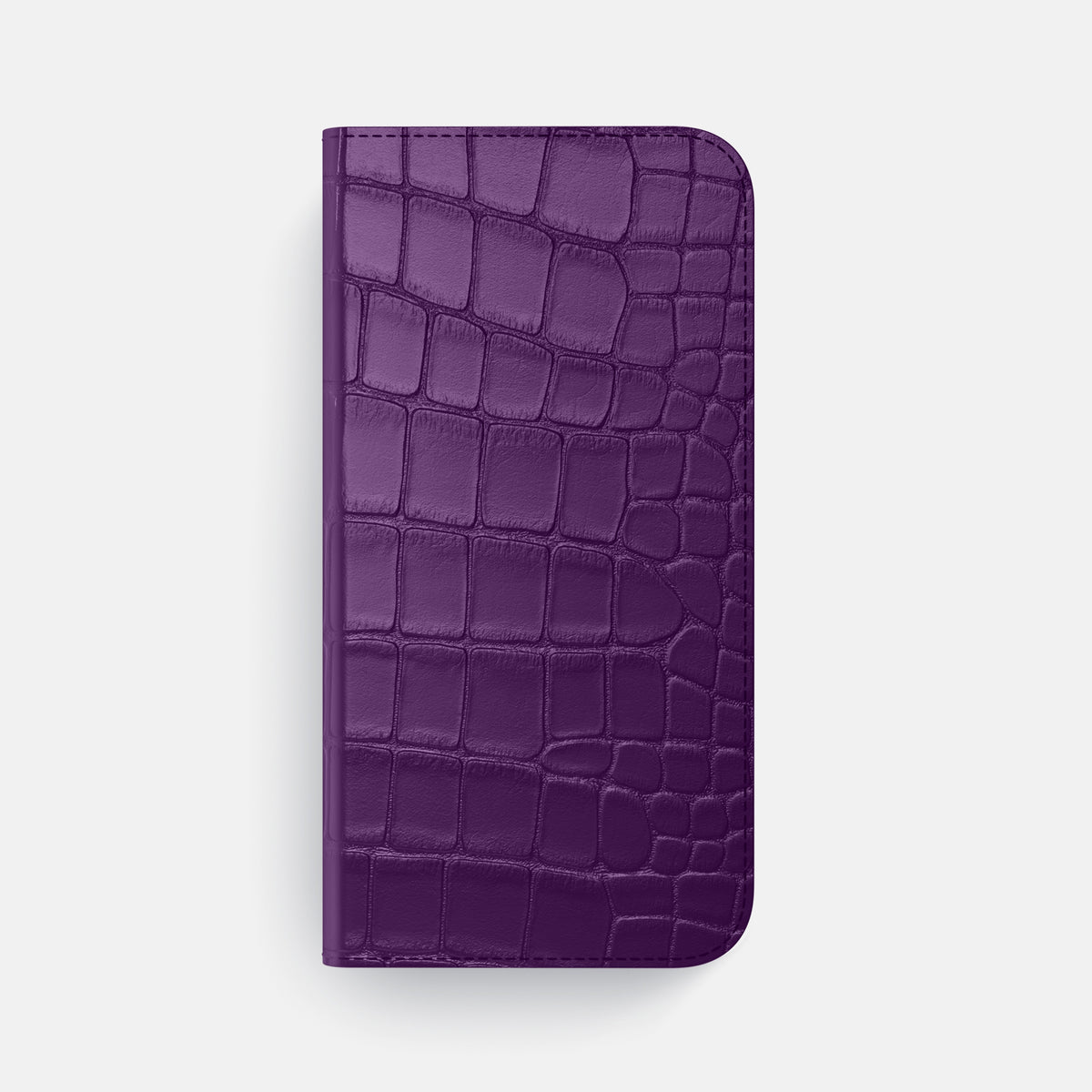 Folio Case For iPhone 17 Pro Max In Alligator -4 | Purple-Black