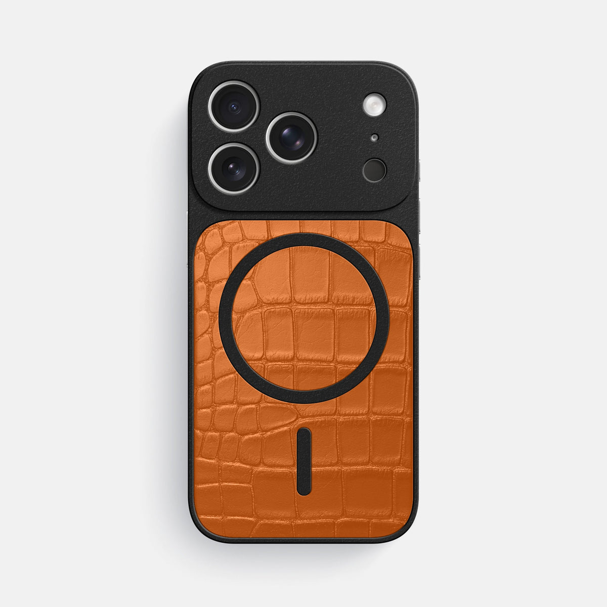 MagSafe Mask For iPhone 18 Pro Max In Alligator -3 | Orange