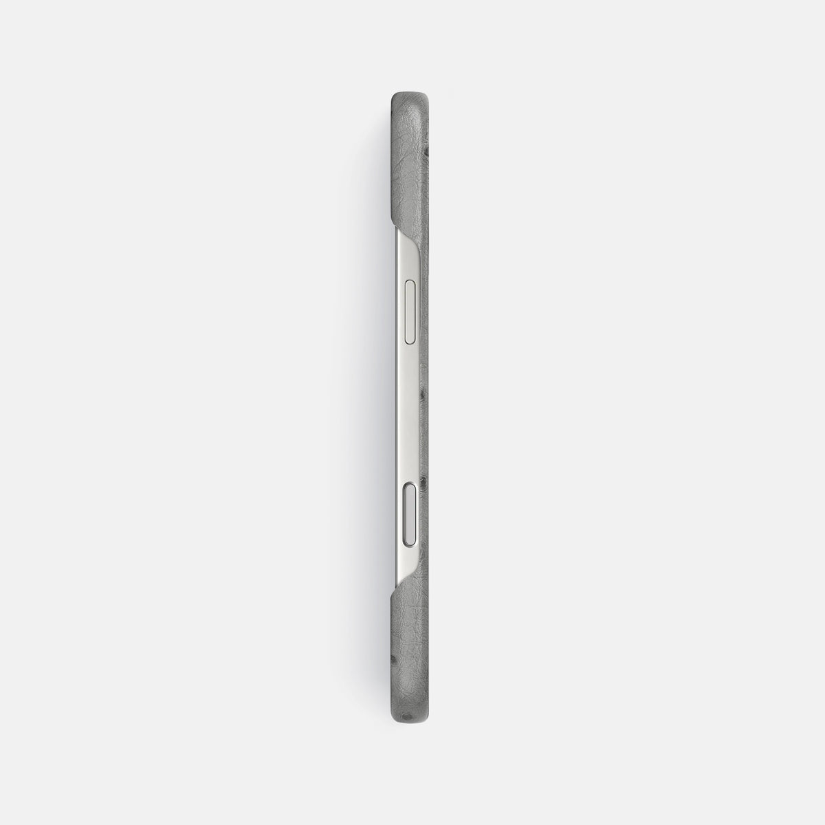 Slim Case For iPhone 17 Pro Max In Ostrich -3 | Silver