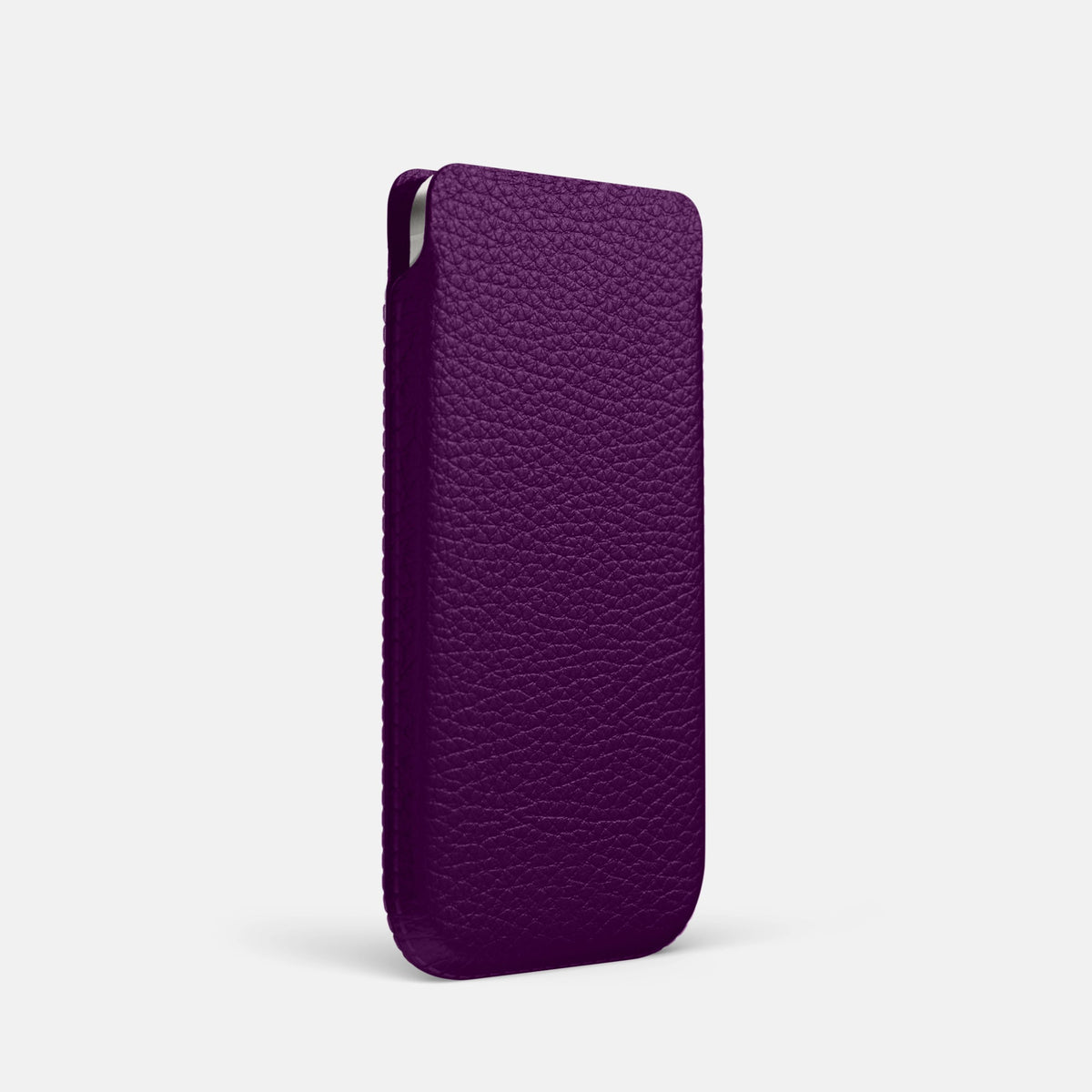 Pouch Case For iPhone 18 Pro In Calf -2 | Violet