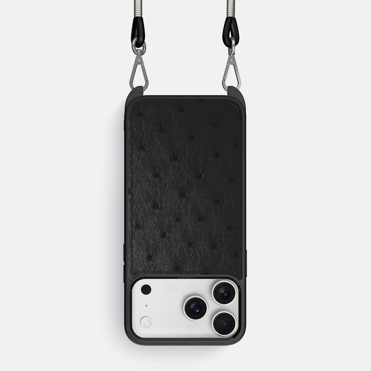 Crossbody Sport Case For iPhone 17 Pro In Ostrich -1 | Black
