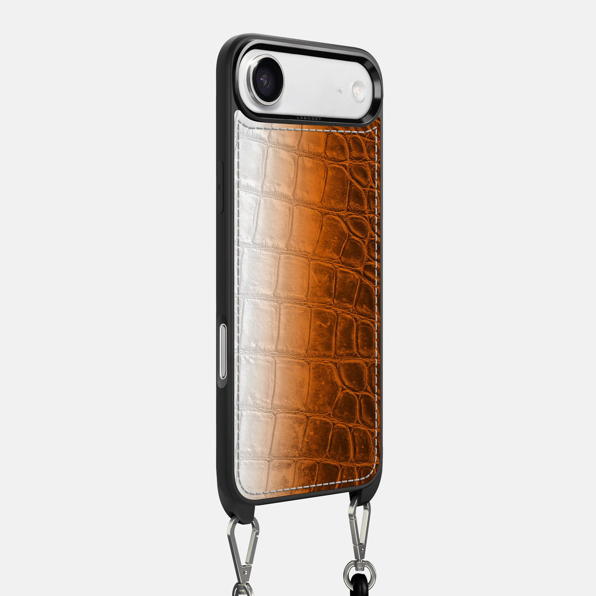 Crossbody Sport Case For iPhone 17 Air In Himalayan Crocodile -2 | Orange