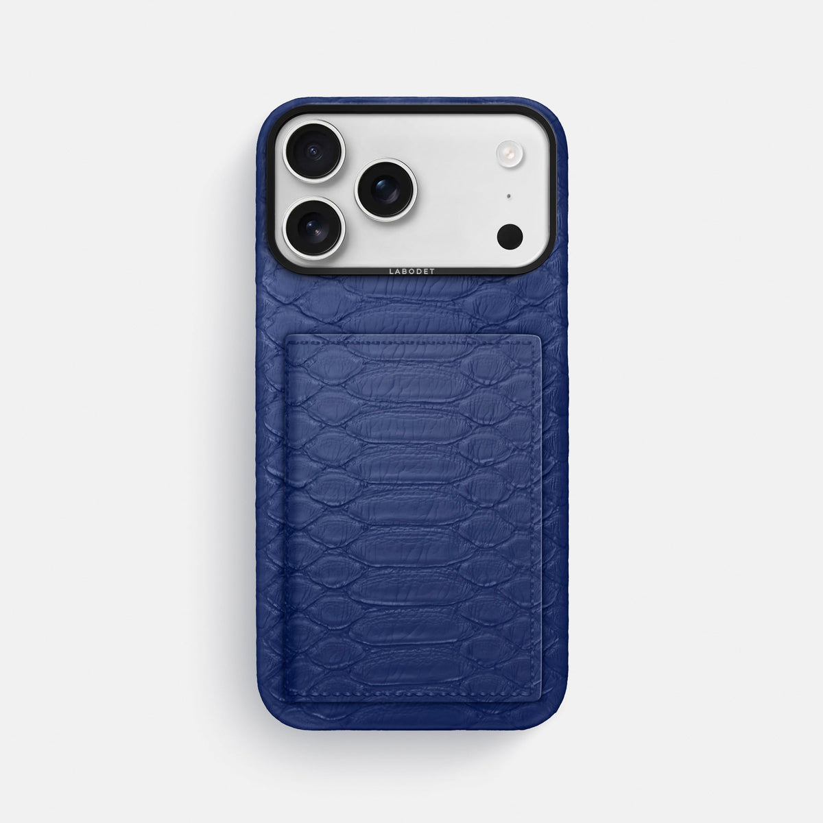 Bi-Fold Case For iPhone 18 Pro Max In Python -1 | Royal-Blue-Black