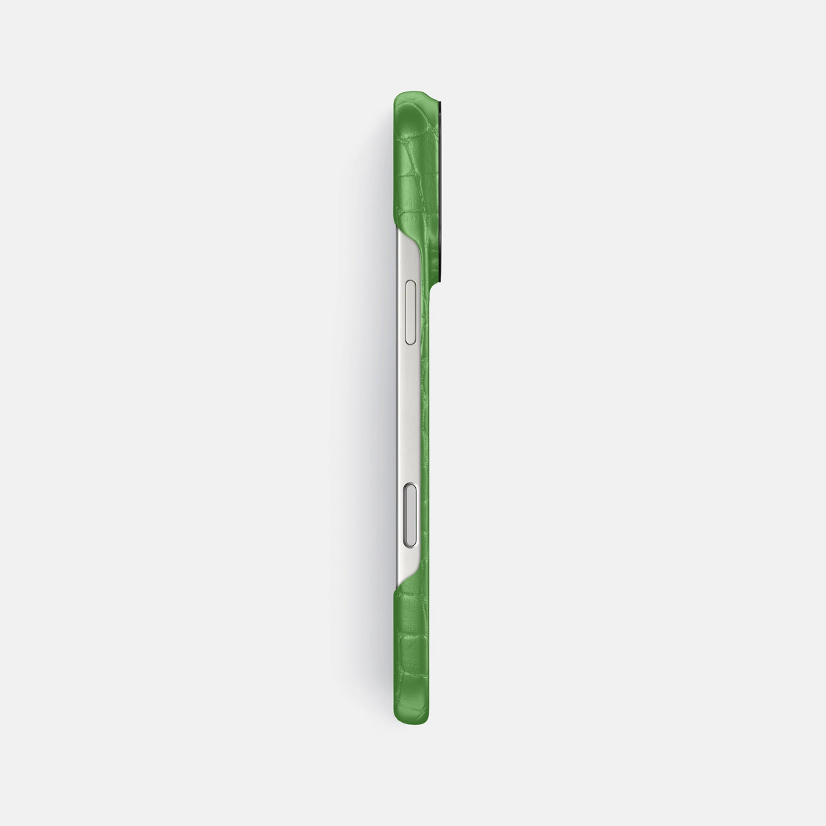 Classic Case For iPhone 18 Pro Max In Alligator -3 | Apple-Green-Black