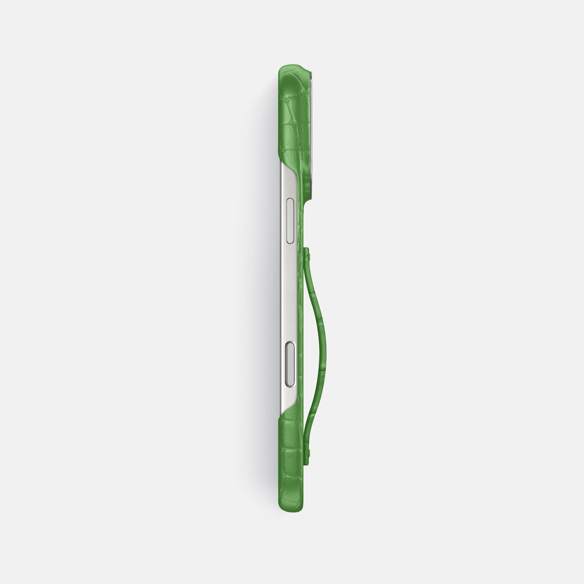Finger Case For iPhone 17 Pro Max In Alligator -3 | Apple-Green-Steel