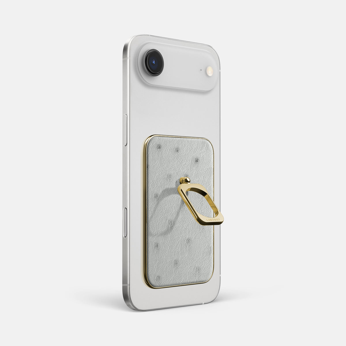 MagSafe Ring For iPhone 17 Air In Ostrich -1 | White-Gold
