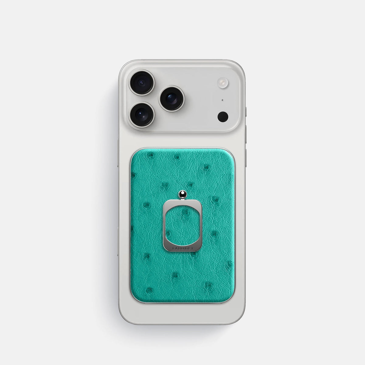 MagSafe Ring For iPhone 18 Pro In Ostrich -2 | Turquoise-Steel