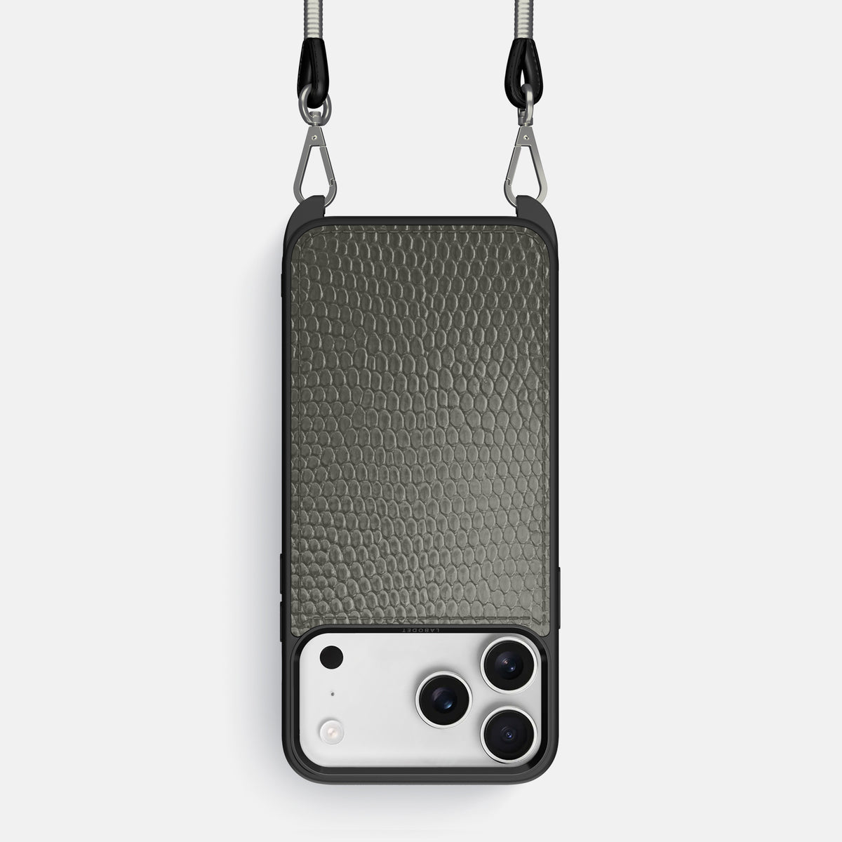 Crossbody Sport Case For iPhone 17 Pro In Lizard -1 | Grey