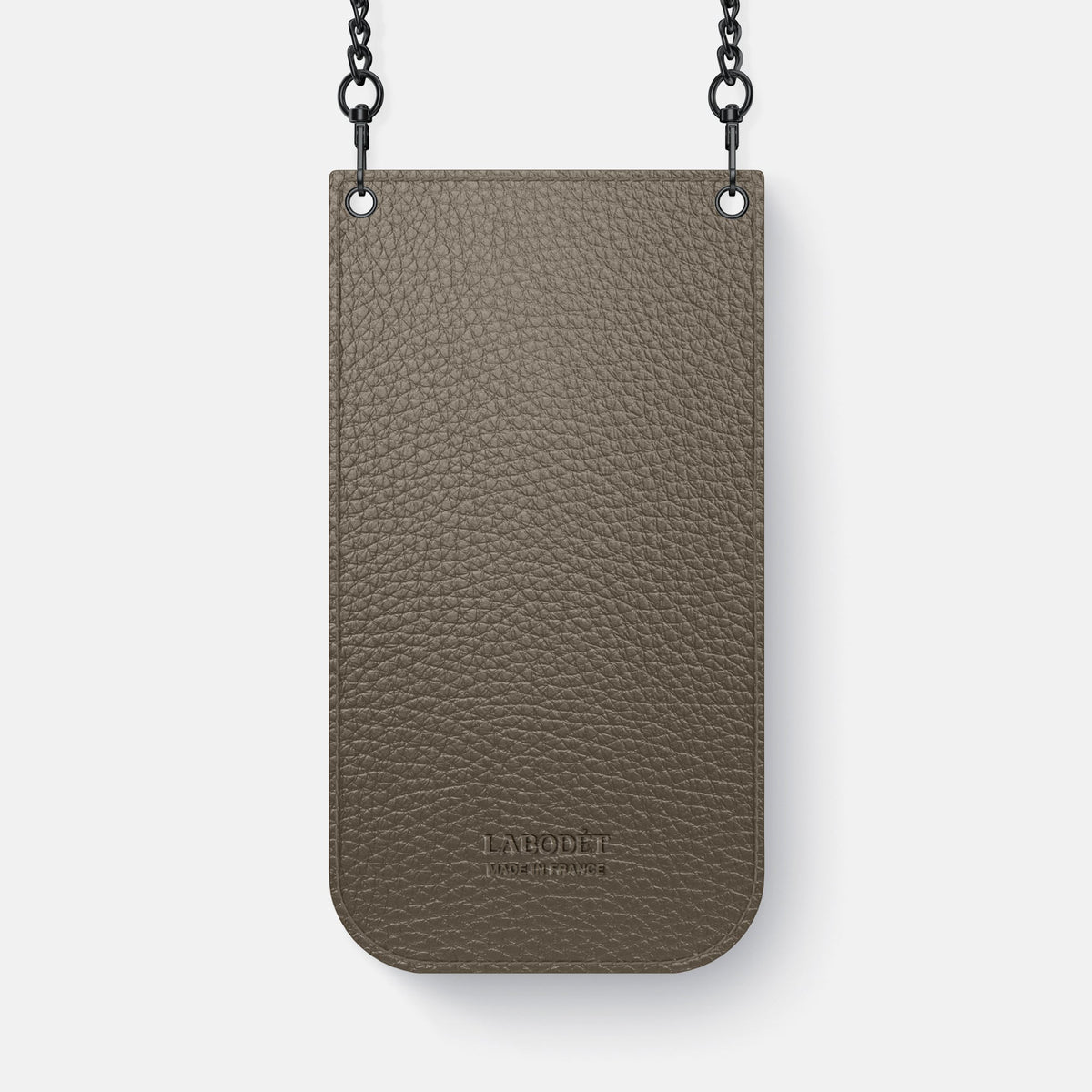 Crossbody Bag For iPhone 18 Pro Max In Ostrich -3 | Grey-Black