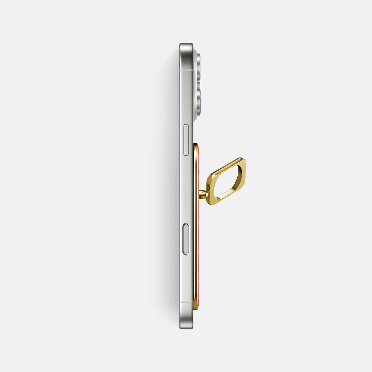 MagSafe Ring For iPhone 18 Pro Max In Python -3 | Pink-Gold