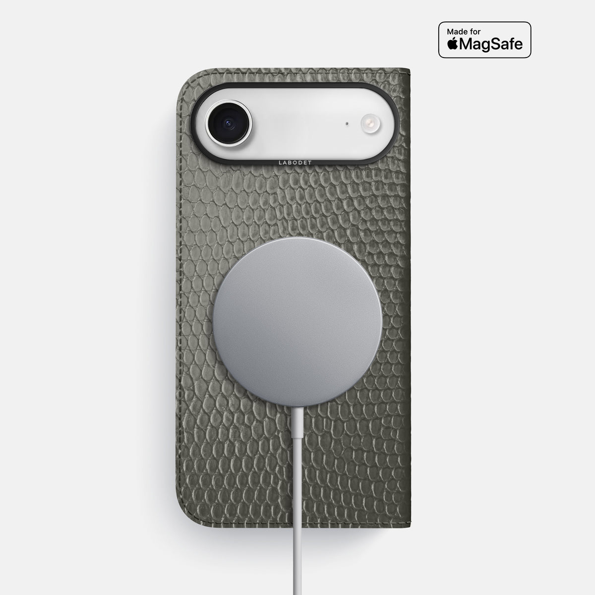 Folio Case For iPhone 17 Air In Lizard -3 | Grey-Black