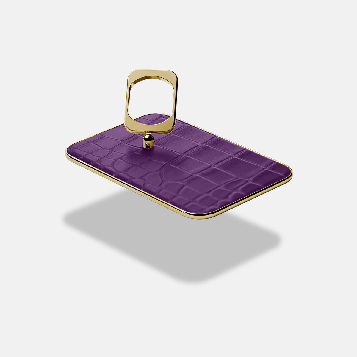 MagSafe Ring For iPhone 17 Pro In Alligator -4 | Purple-Gold