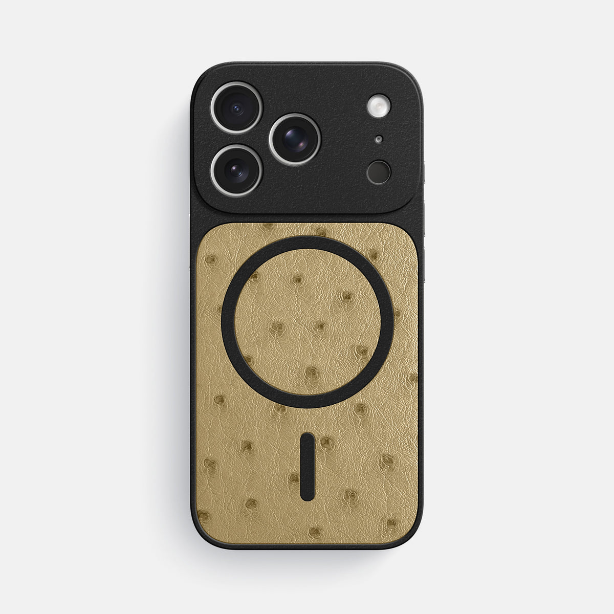 MagSafe Mask For iPhone 17 Pro Max In Ostrich -3 | Desert-Sand