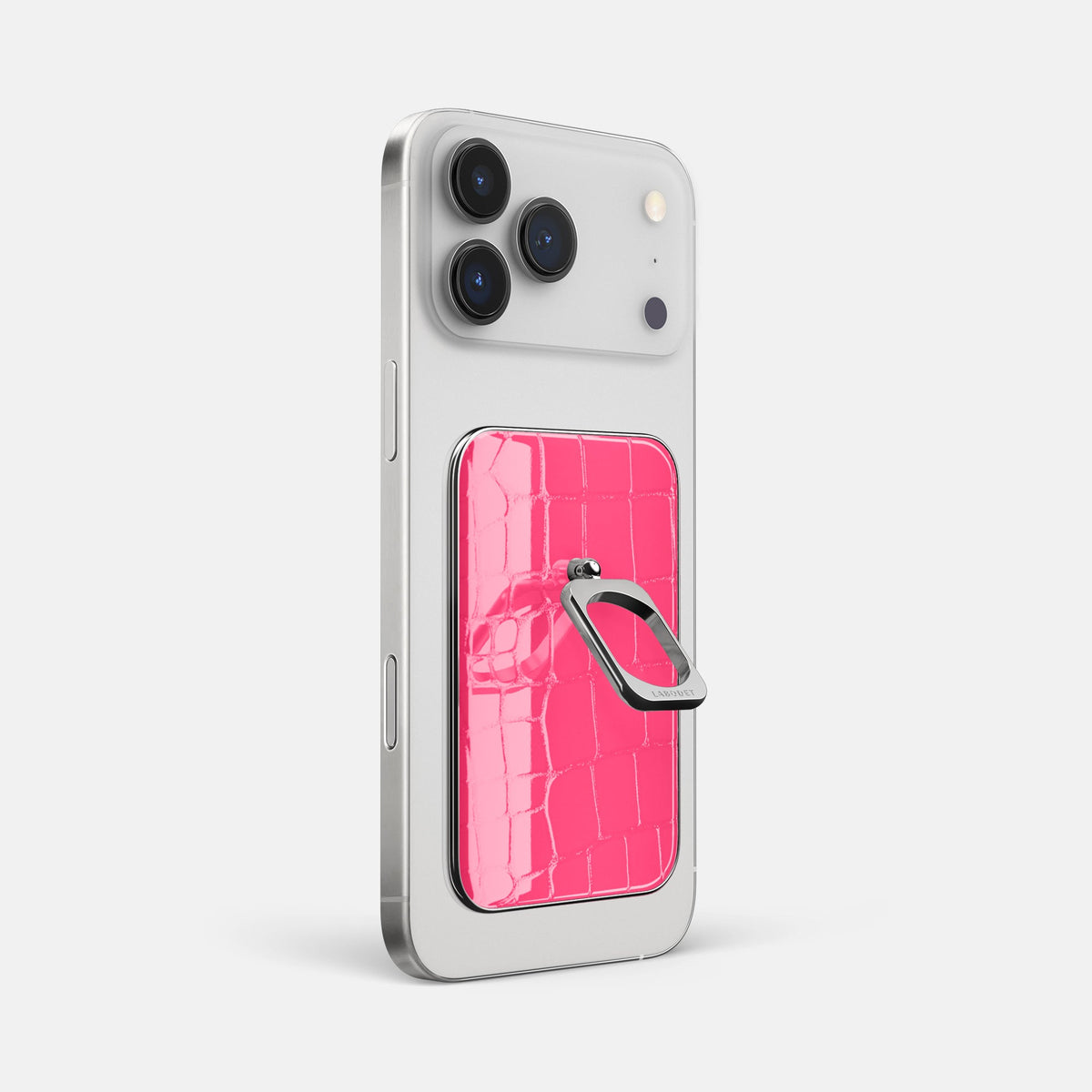 MagSafe Ring For iPhone 18 Pro Max In Shiny Alligator -1 | Pink-Panther-Steel