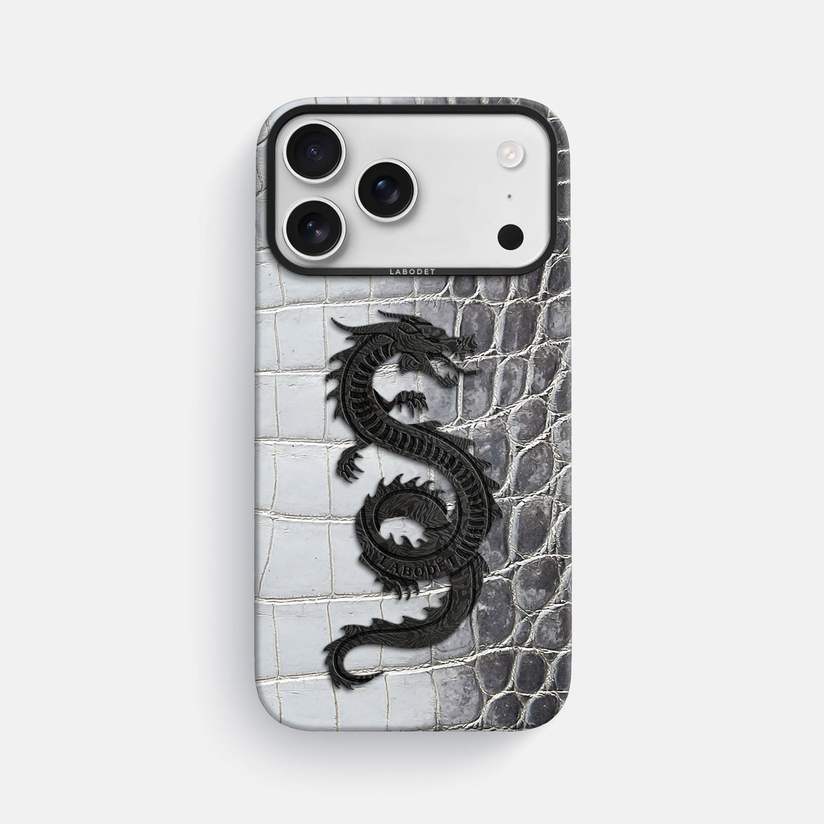 Classic Case With Carbon Dragon For iPhone 17 Pro Max In Himalayan Crocodile