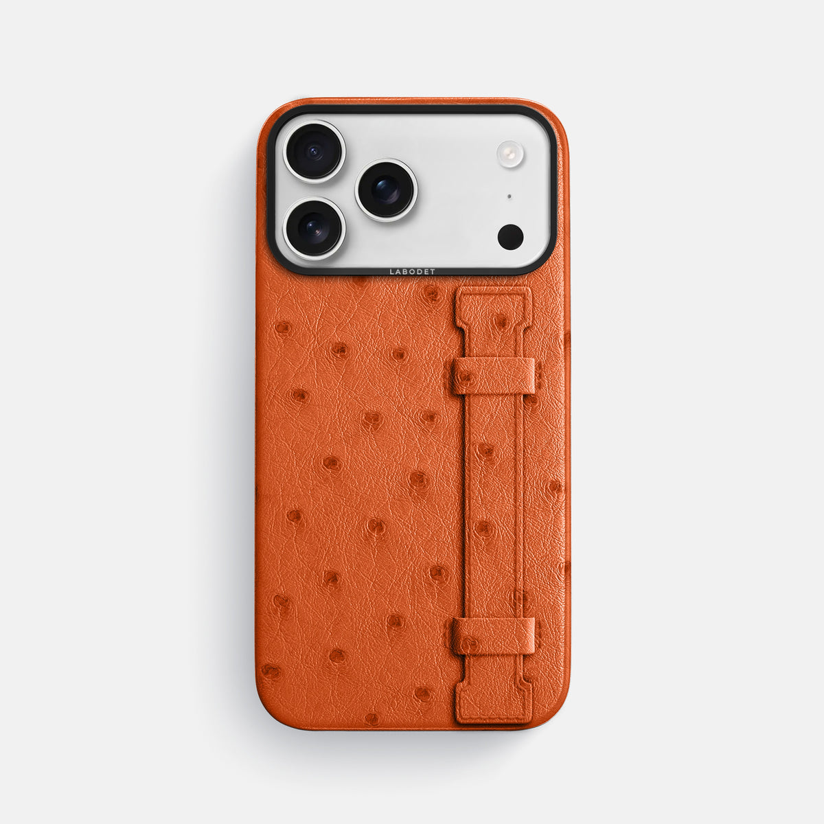 Handle Case For iPhone 17 Pro Max In Ostrich -1 | Orange-Black