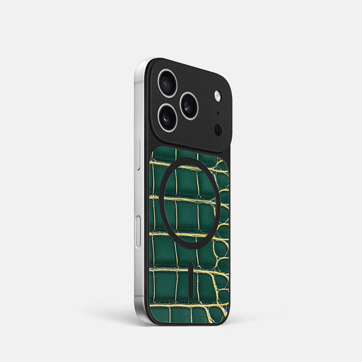 MagSafe Mask For iPhone 18 Pro In Patina Alligator -2 | Cambridge