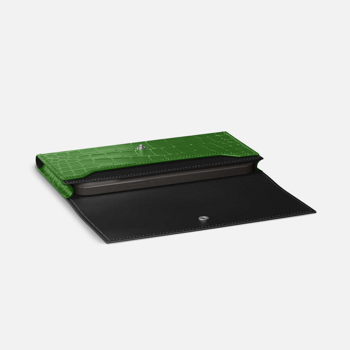 Wallet Case For iPhone 18 Pro Max In Alligator -4 | Apple-Green