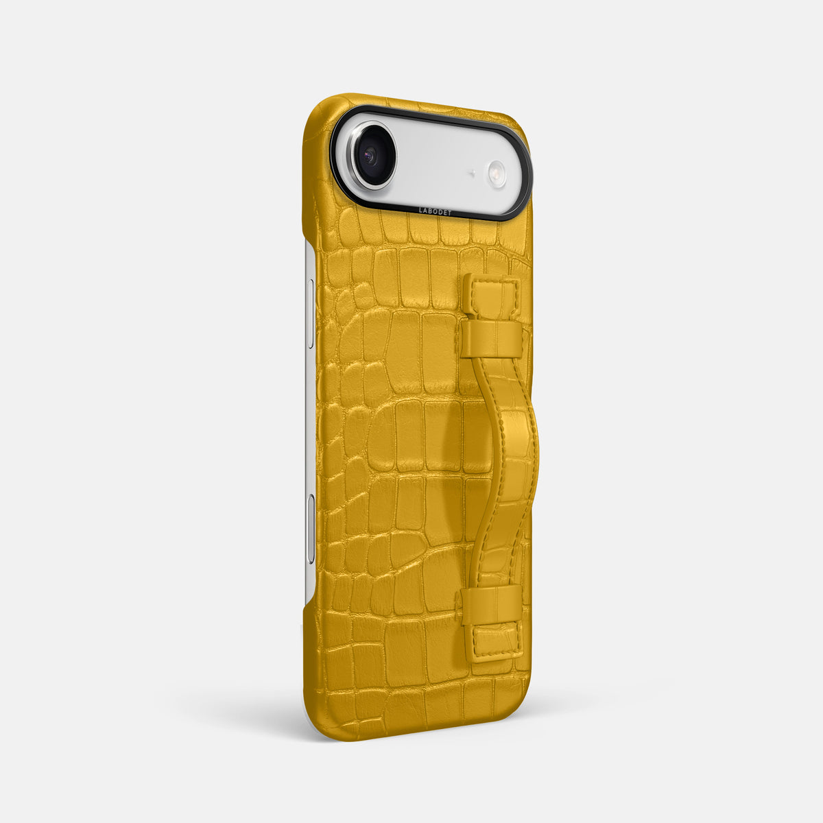 Handle Case For iPhone 17 Air In Alligator -2 | Yellow-Black