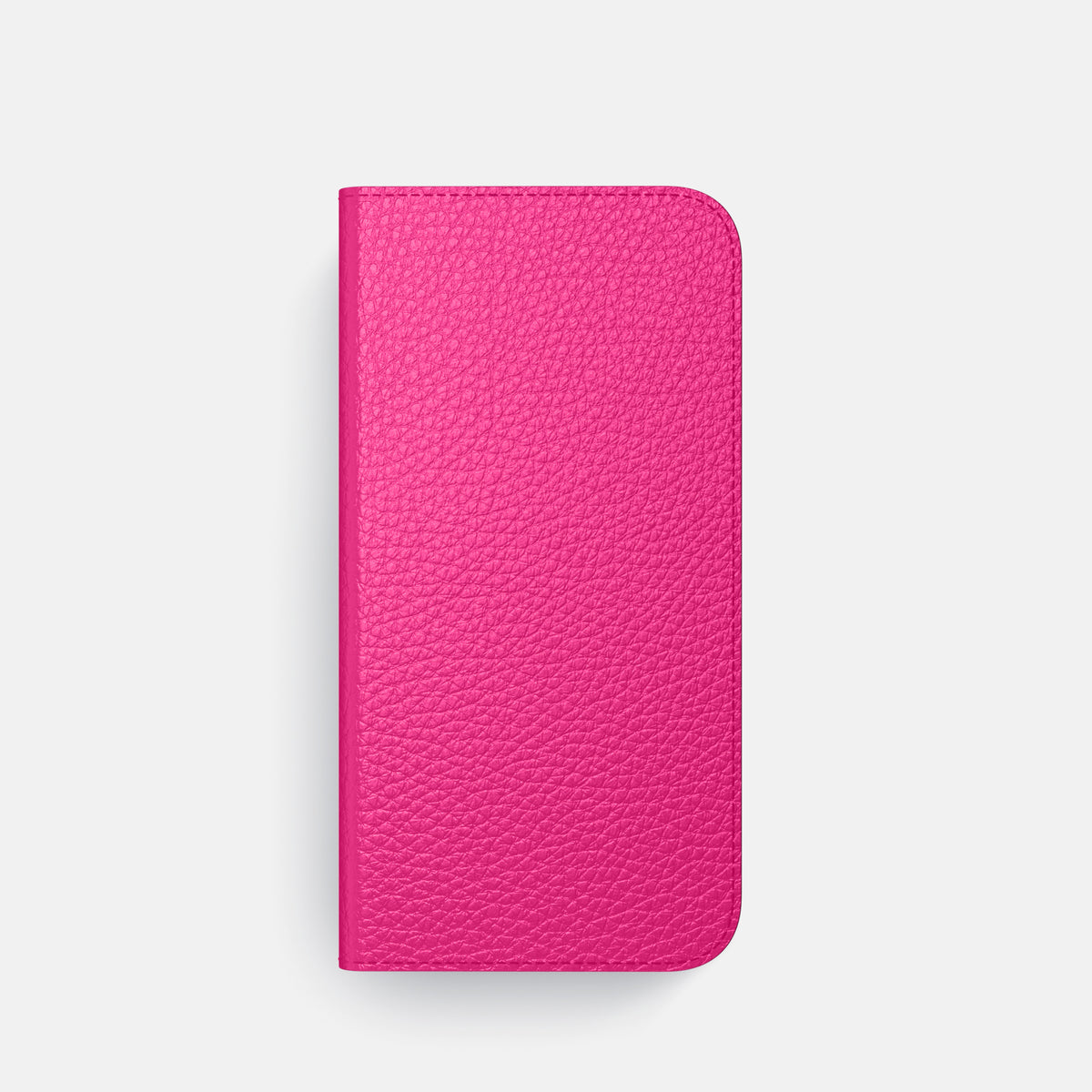 Folio Case For iPhone 17 Pro In Calf -4 | Magenta-Steel