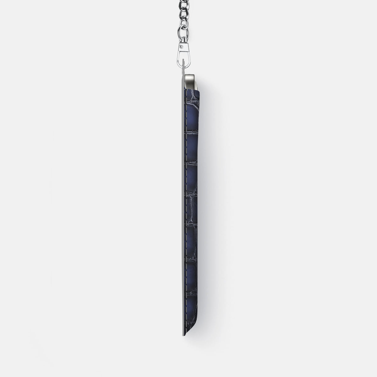 Crossbody Bag For iPhone 18 Pro Max In Patina Alligator -4 | Havana-Blue-Steel