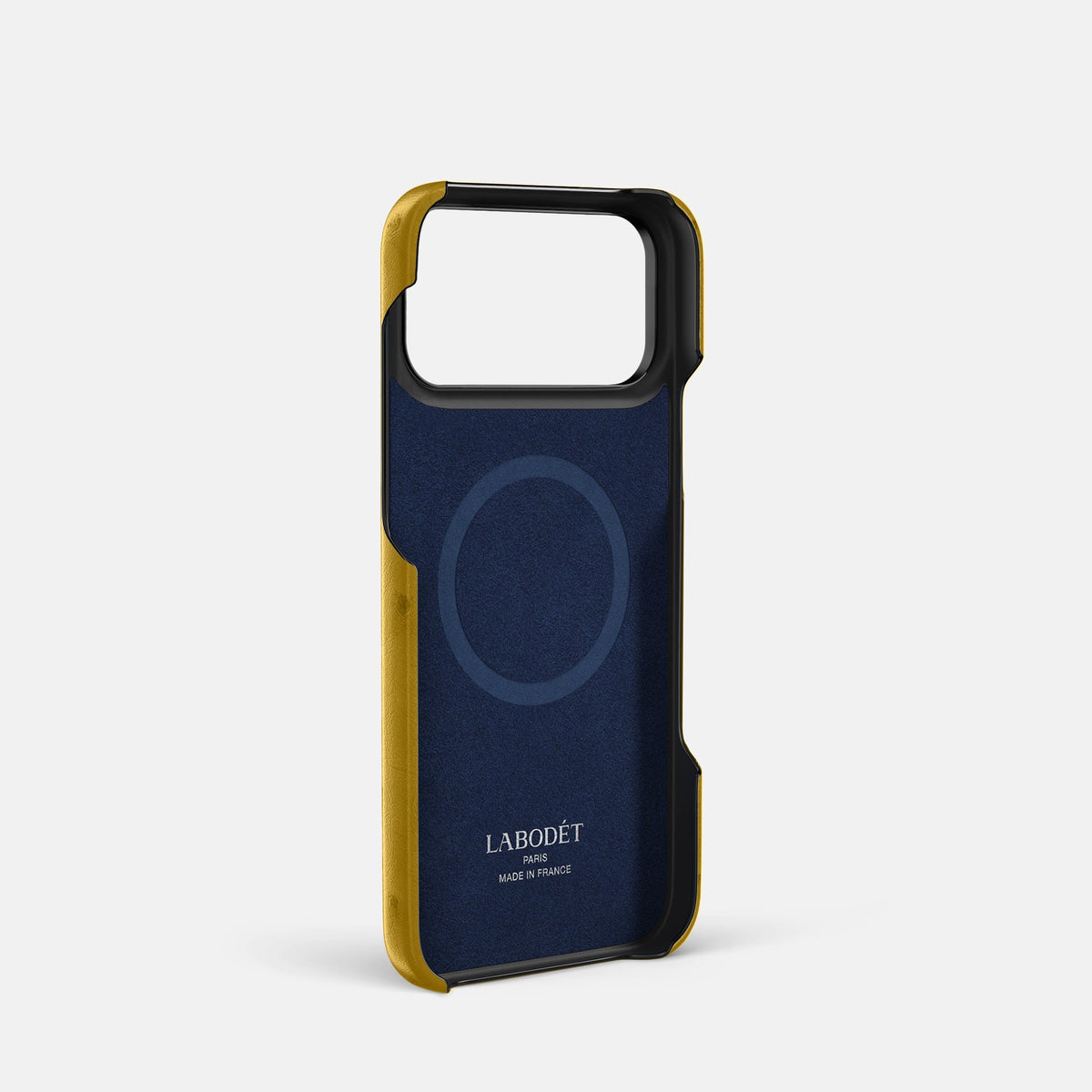 Classic Case For iPhone 18 Pro In Ostrich -4 | Gold-Black