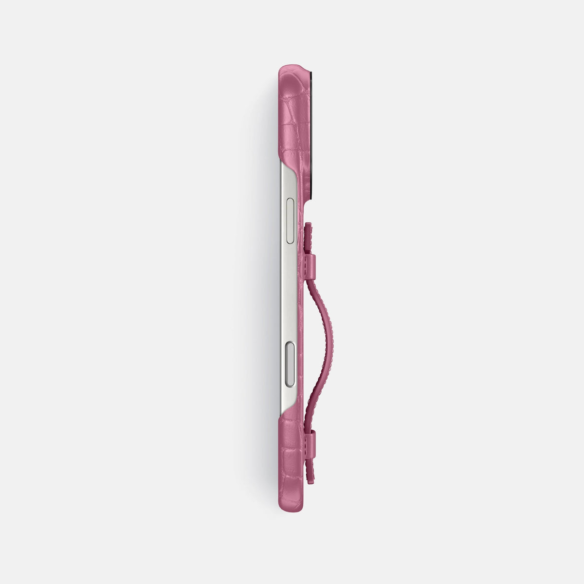 Handle Case For iPhone 18 Pro Max In Alligator -3 | Pink-Lagoon-Black