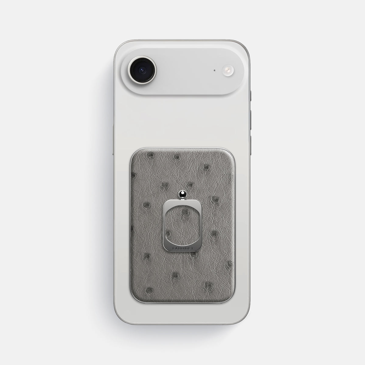 MagSafe Ring For iPhone 17 Air In Ostrich -2 | Grey-Steel