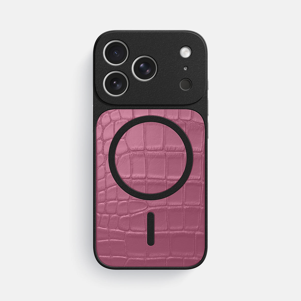 MagSafe Mask For iPhone 17 Pro Max In Alligator -3 | Pink-Lagoon