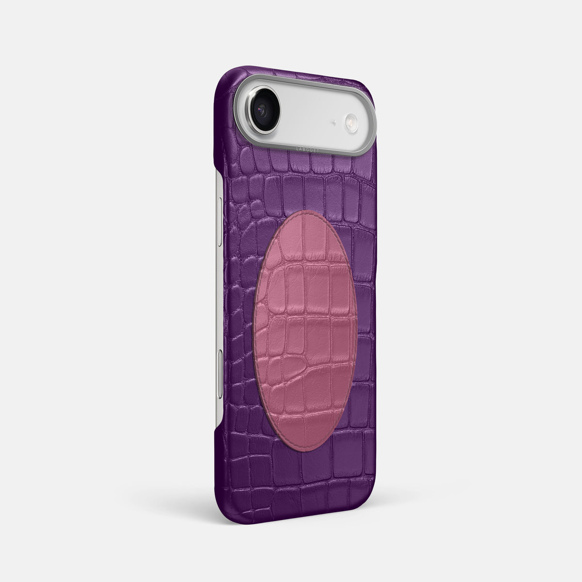 Classic Case With Oval For iPhone 17 Air In Alligator -2 | Purple-Steel