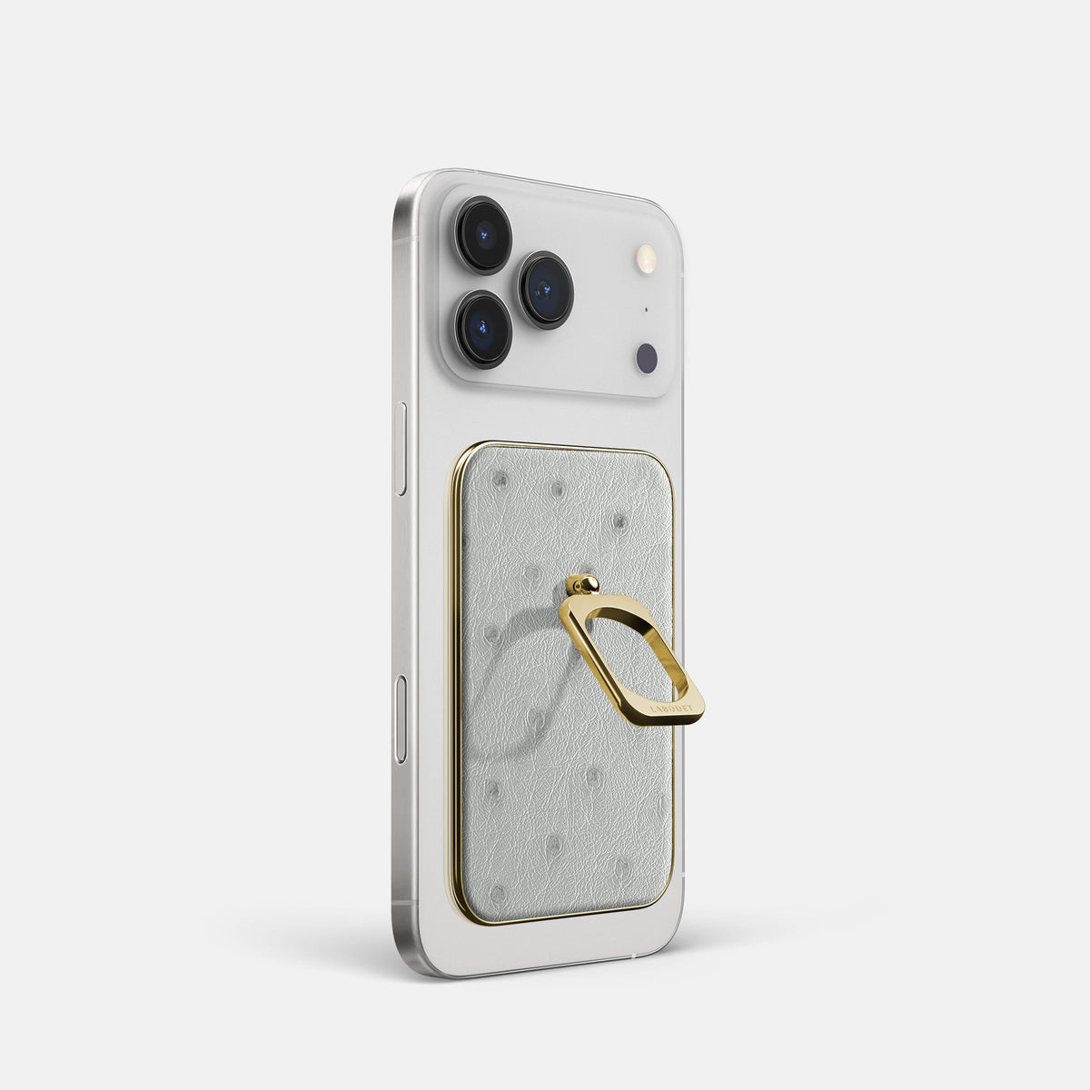 MagSafe Ring For iPhone 18 Pro In Ostrich -1 | White-Gold