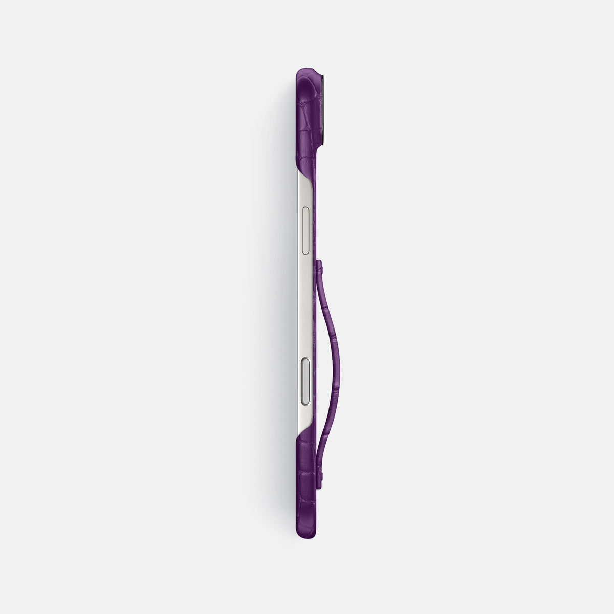 Finger Case For iPhone 17 Air In Alligator -3 | Purple-Black