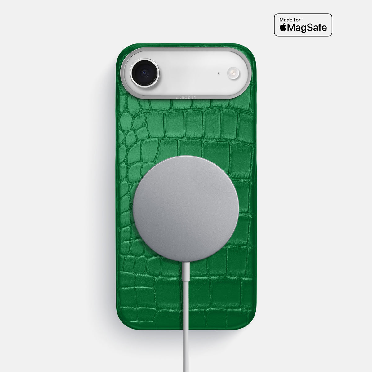 Classic Case For iPhone 17 Air In Alligator -5 | Forest-Green-Steel