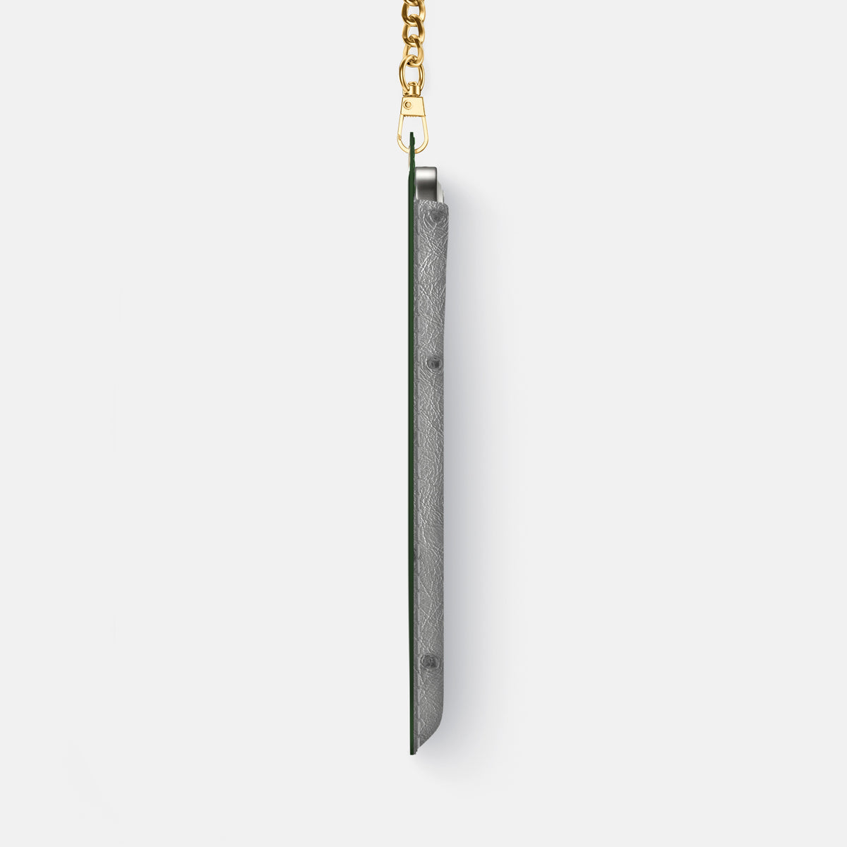 Crossbody Bag For iPhone 17 Air In Ostrich -4 | Silver-Gold