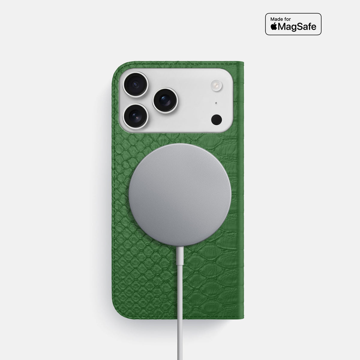 Folio Slim Case For iPhone 18 Pro In Python -3 | Green