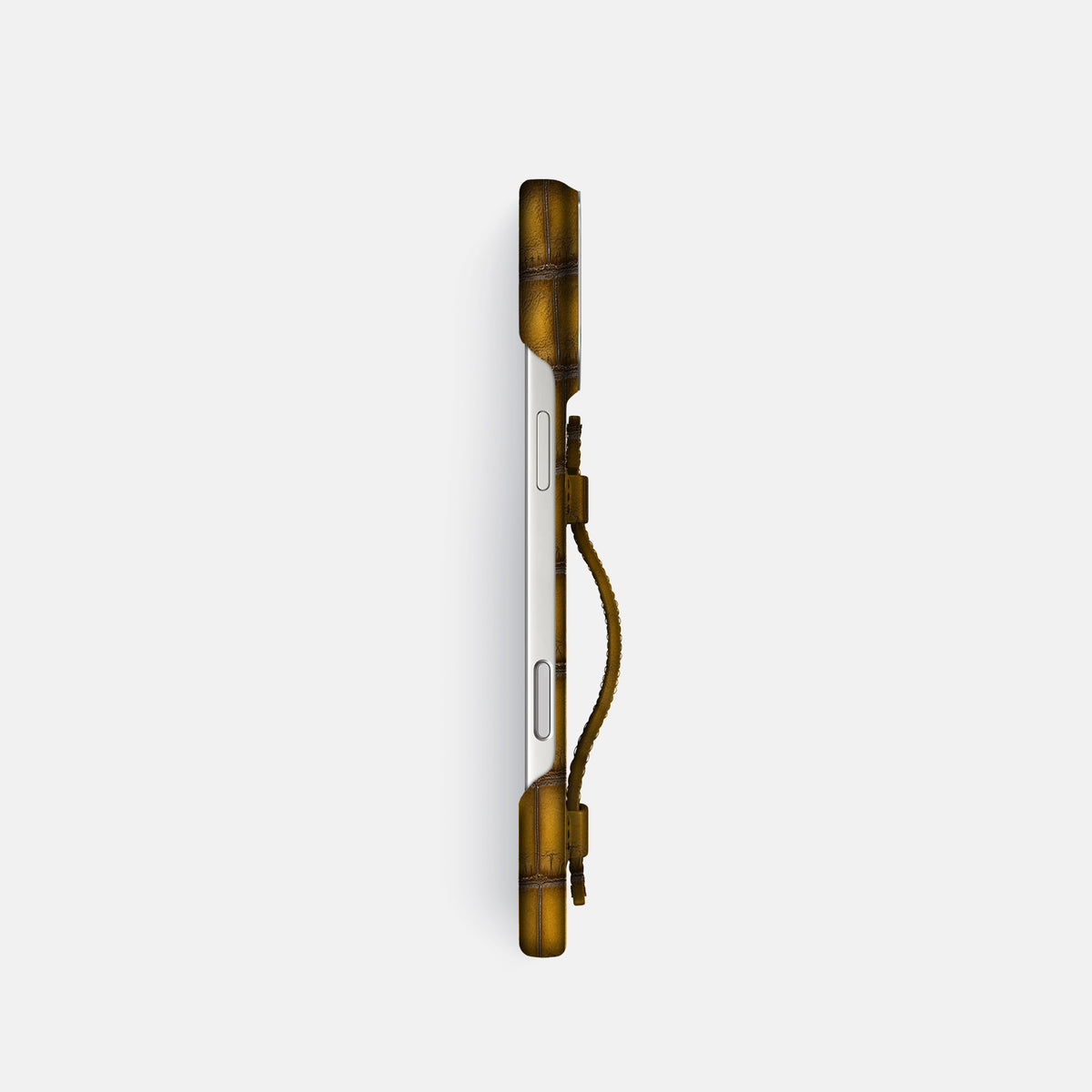 Center Handle For iPhone 17 Pro In Patina Alligator -2 | Sydney-Steel