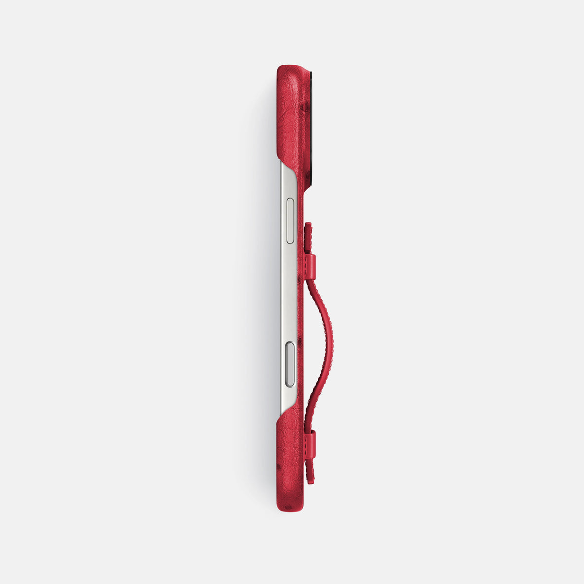 Handle Case For iPhone 17 Pro Max In Ostrich -3 | Red-Black