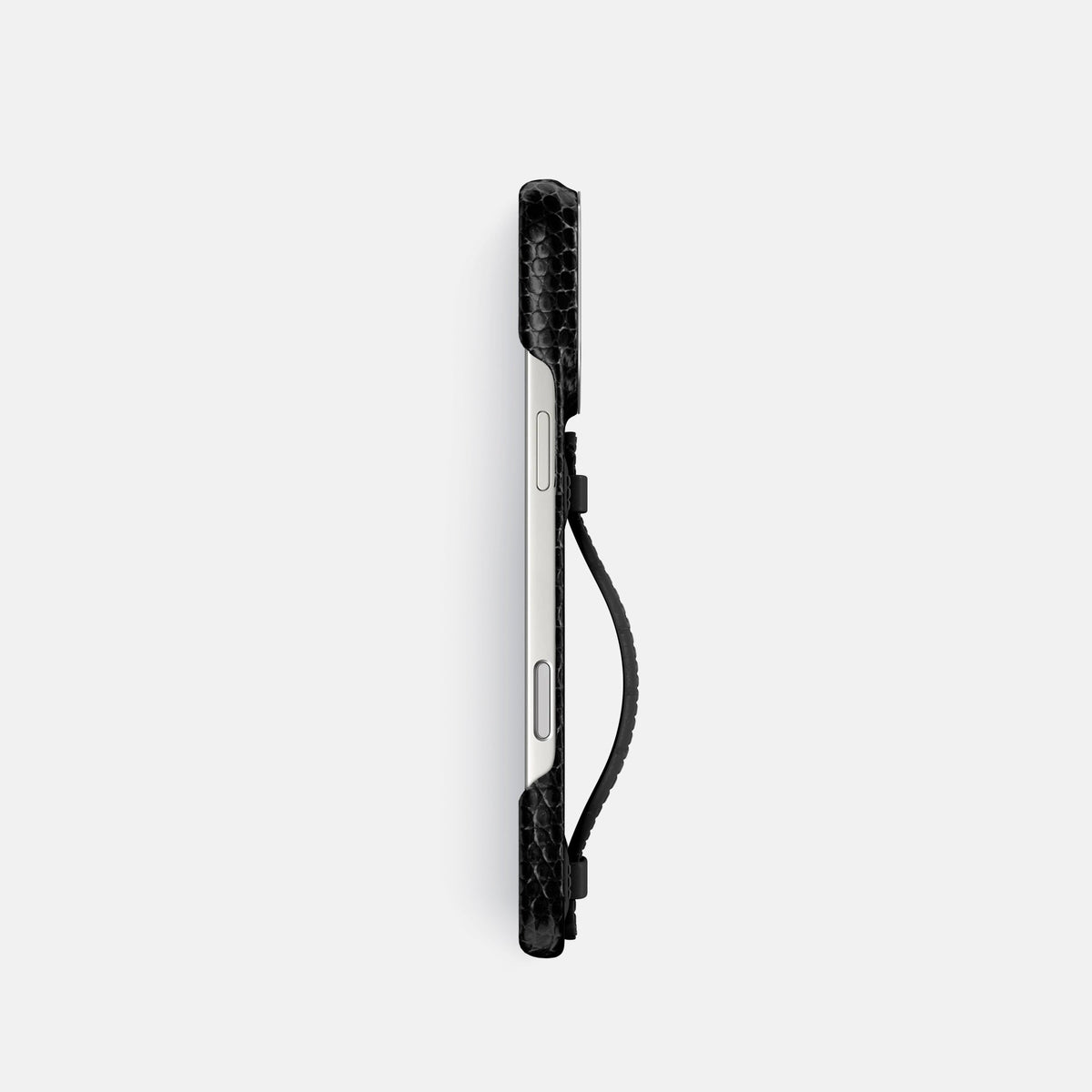 Center Handle For iPhone 18 Pro In Lizard -2 | Black-Steel