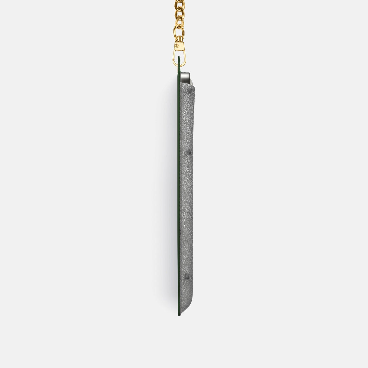 Crossbody Bag For iPhone 18 Pro In Ostrich -4 | Silver-Gold