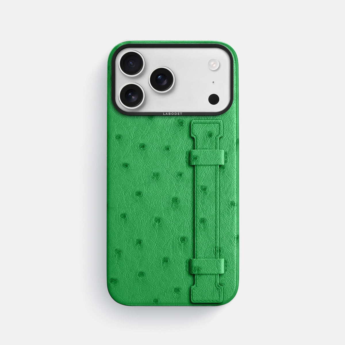 Handle Case For iPhone 18 Pro Max In Ostrich -1 | Kentucky-Green-Black