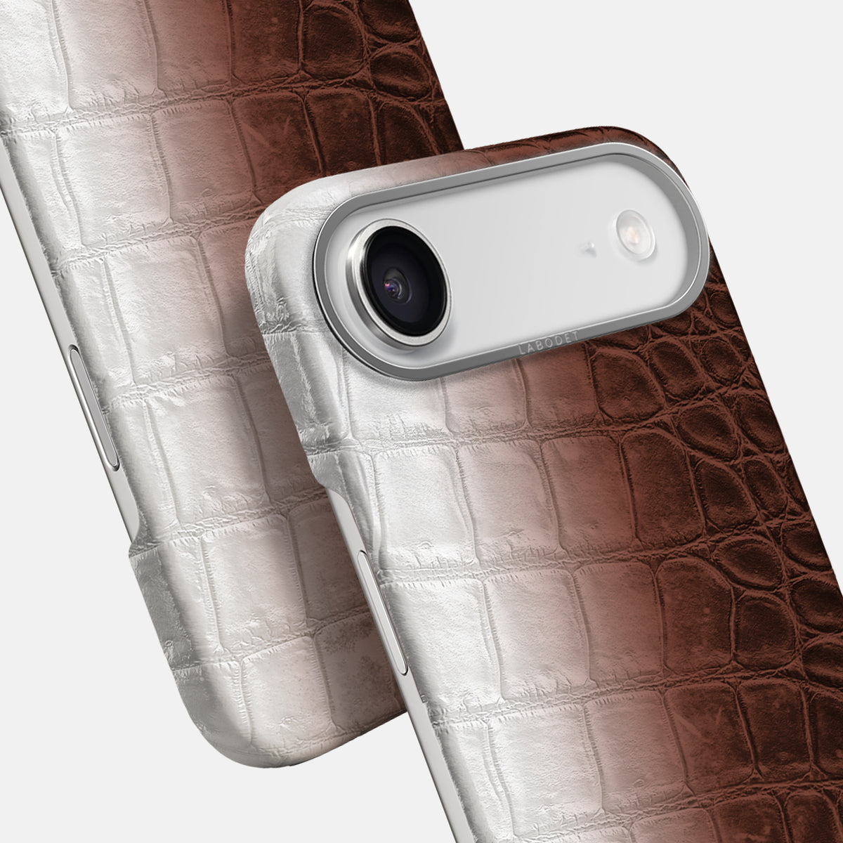 Classic Case For iPhone 17 Air In Himalayan Crocodile -5 | Dark-Brown-Steel
