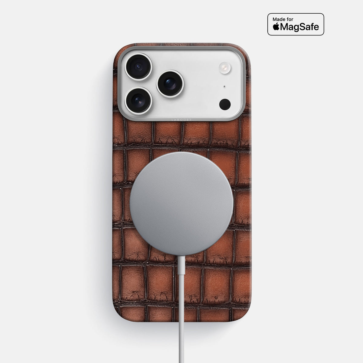 Classic Case For iPhone 18 Pro Max In Patina Alligator -5 | Baobab-Steel