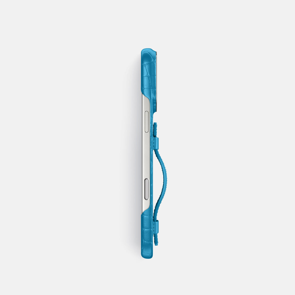Handle Case For iPhone 17 Pro In Alligator -3 | Curaçao-Blue-Steel