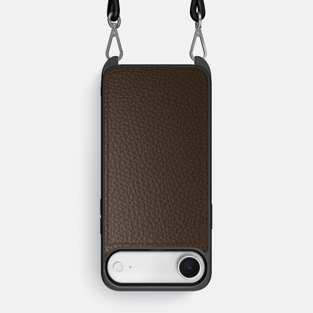 Crossbody Sport Case For iPhone 17 Air In Calf -1 | Dark-Brown