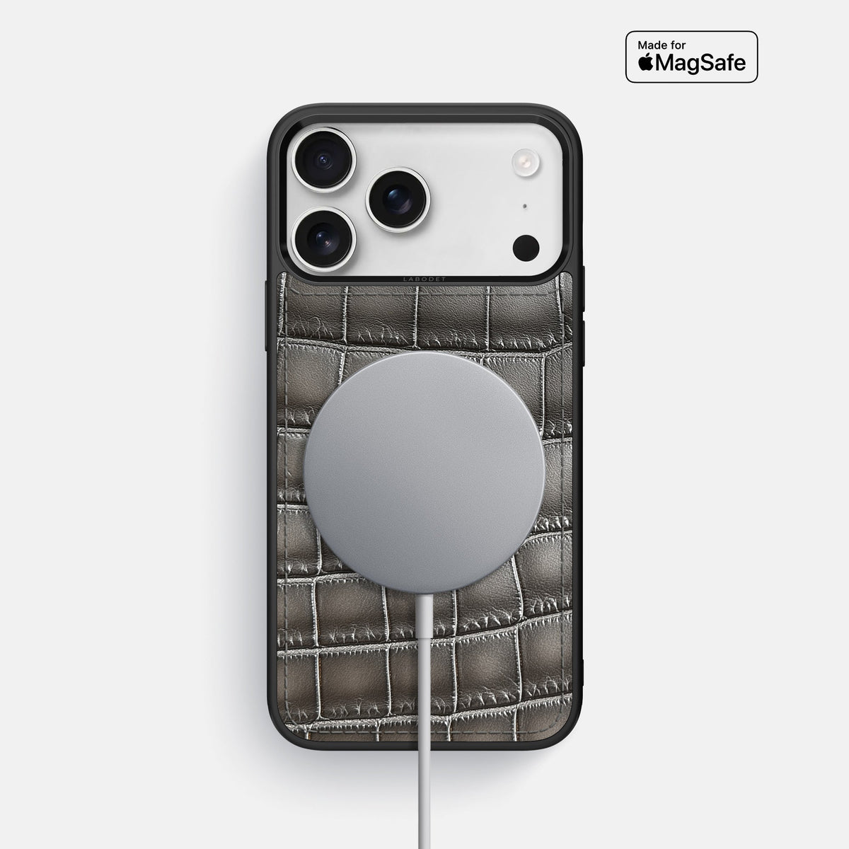 Sport Case For iPhone 18 Pro Max In Patina Alligator -5 | Grey