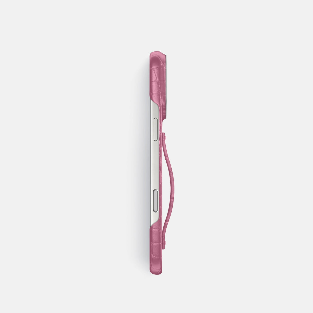 Finger Case For iPhone 18 Pro In Alligator -3 | Pink-Lagoon-Steel