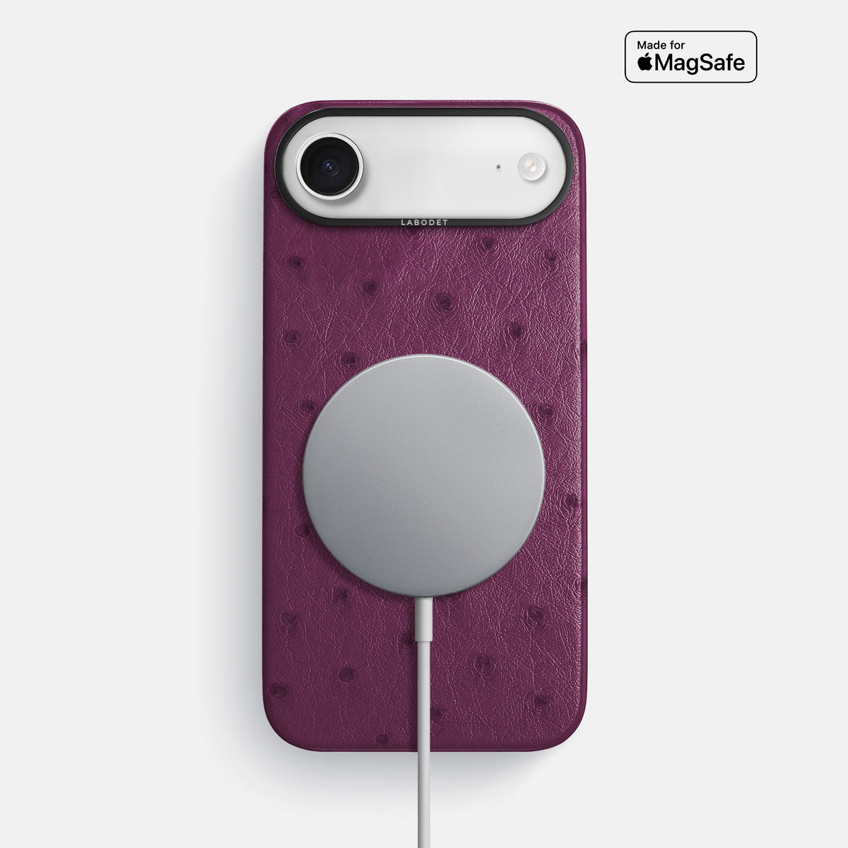 Classic Case For iPhone 17 Air In Ostrich -5 | Purple-Black