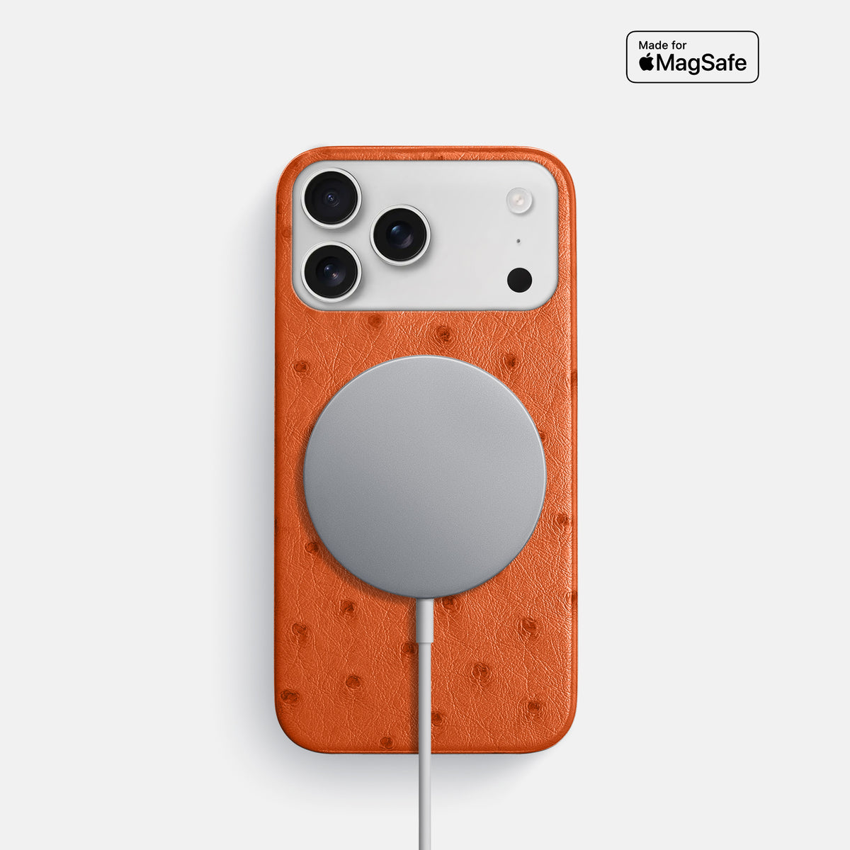 Slim Case For iPhone 17 Pro In Ostrich -5 | Orange